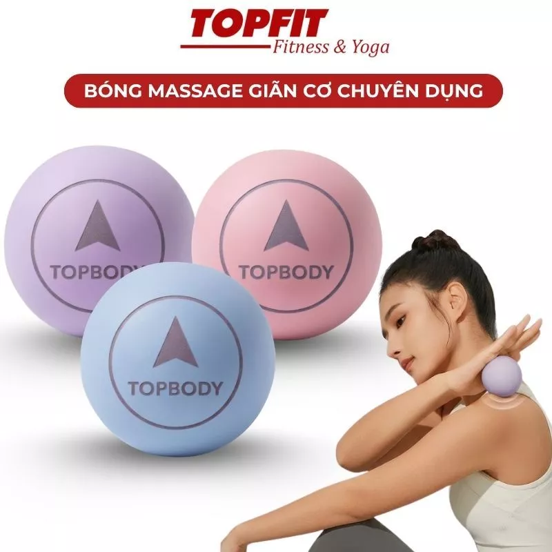 Bóng Massage Thư Giãn Cơ Chuyên Dụng Chất Liệu Cao Su Đặc Đàn Hồi Tốt - BONMS04
