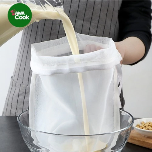 Túi Lọc Trà, Cafe, Sữa hạt Tái Sử Lưới 200 dày Cao Cấp túi dày lưới 200 tiêu chuẩn lọc mịn