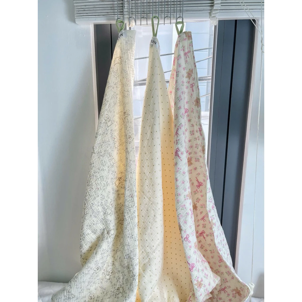 khăn tắm sợi tre, xô muslin 4 lớp kích thước 72*92cm chính phẩm . mềm ,mịn lành tính cho da bé và da nhạy cảm