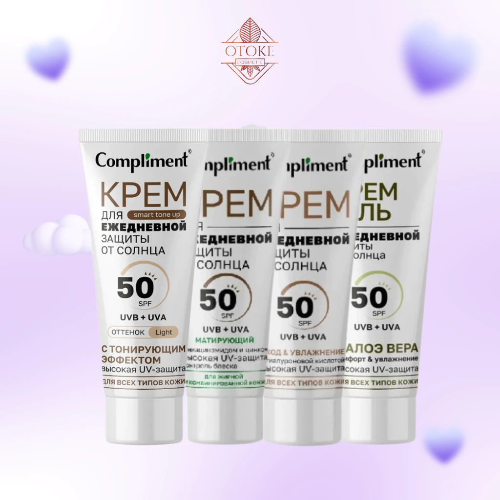 Kem chống nắng Compliment SPF 50 chống UVA/UVB, kiềm dầu 50ml