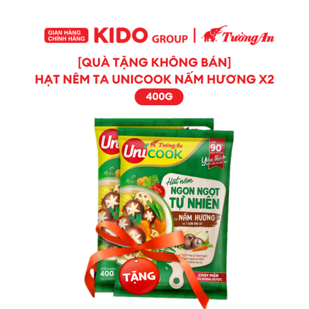 [GIFT] Hạt nêm TA Unicook NẤM HƯƠNG 400gr