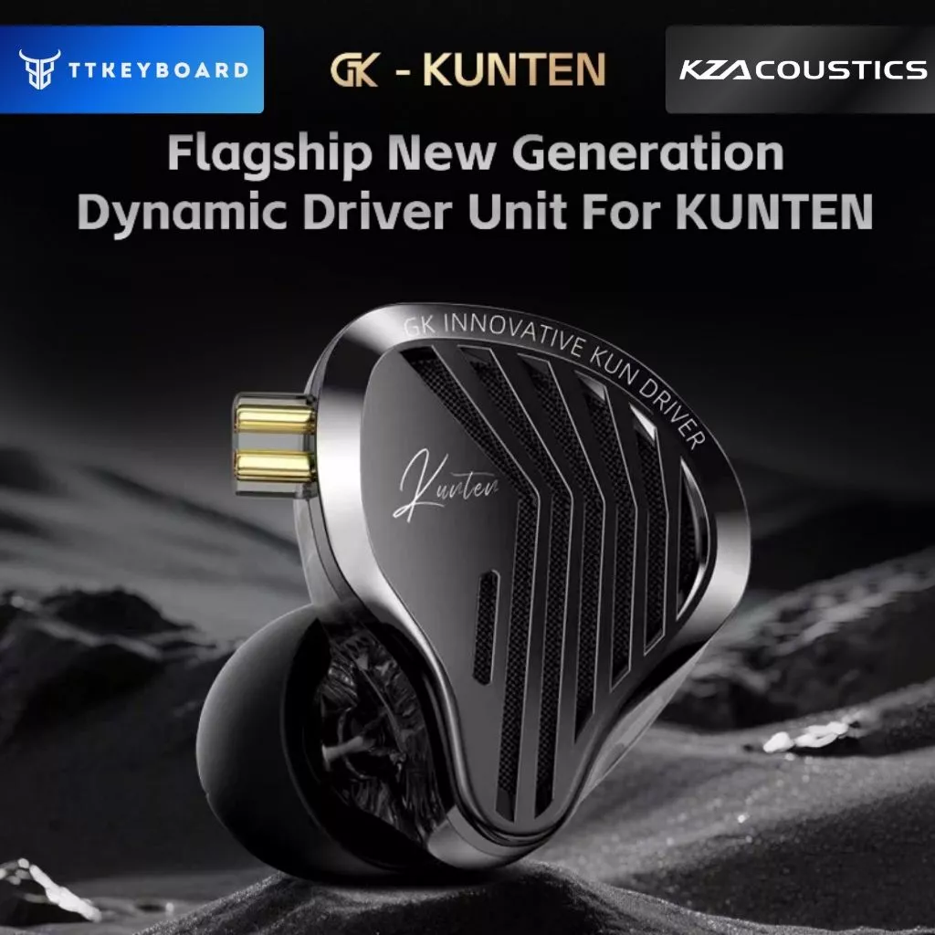 [Hỏa Tốc] Tai Nghe IEM GK Kunten Large Dynamic Driver 10mm Nghe Tạp