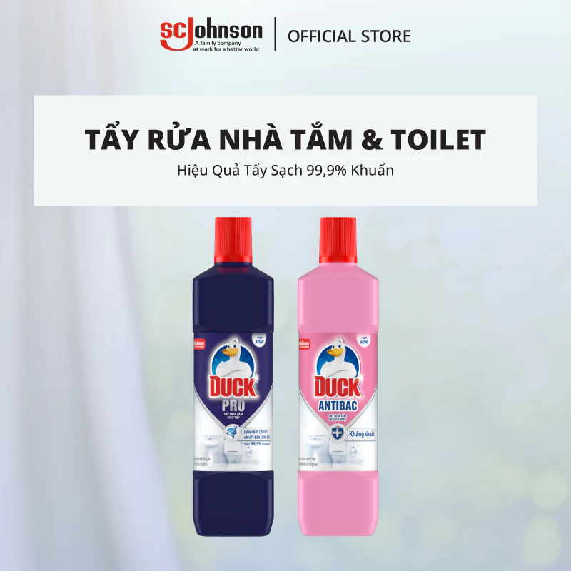 DUCK Nước Tẩy Nhà Tắm Diệt Khuẩn Tẩy Sạch Vết Bẩn Diệt 99,9% Vi Khuẩn, Tẩy Sạch Vết Bẩn 900ml