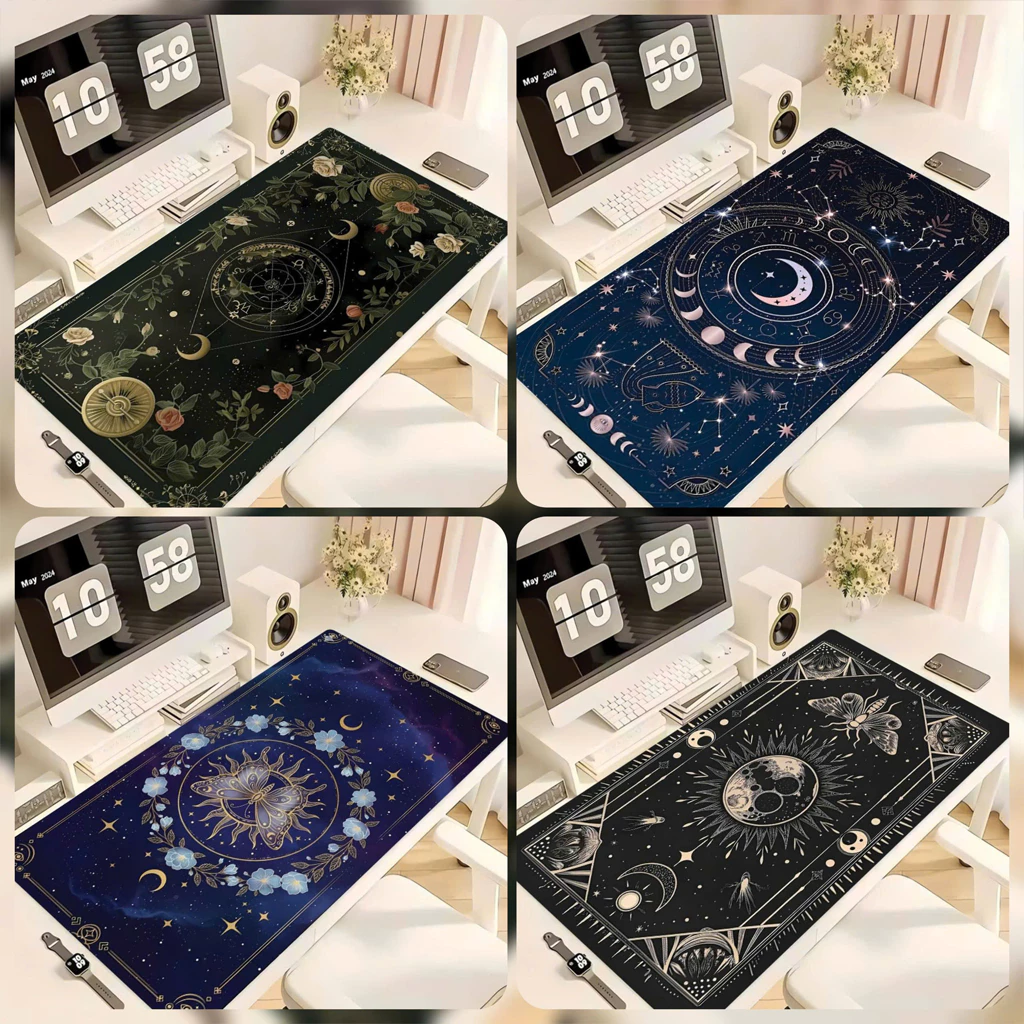 Lót chuột, pad chuột cung hoàng đạo Vua Lót Chuột Deskmat, Mousepad chòm sao decor bàn, Laptop, PC