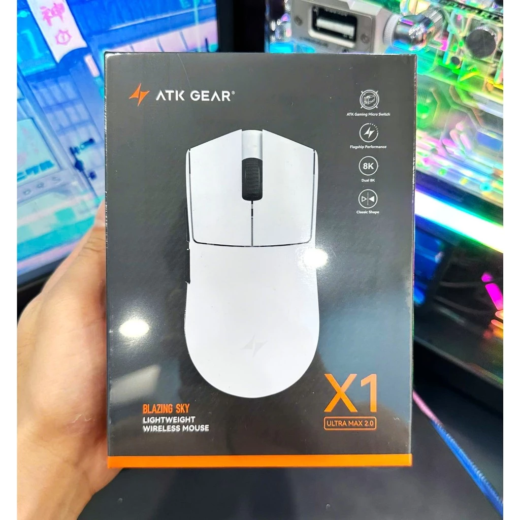 Chuột không dây ATK X1 V2 ULTRA MAX sẵn 8KHZ NATIVE , giá rẻ nhất thị trường