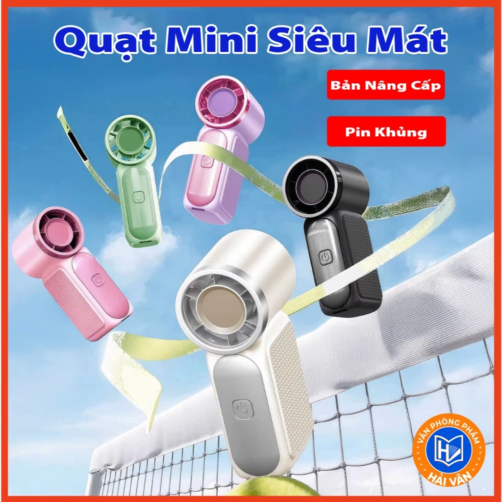 Quạt cầm tay S1 Mini, 100 mức gió, pin 1800mAh, tốc độ cao làm mát nhanh, quạt tích điện S1 Mini Thiết Kế Đẹp
