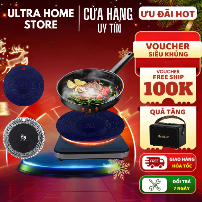 Miếng lót bếp từ silicon Gume GM-0118Z kích thước 25x25cm miếng lót bảo vệ bếp từ tránh xước