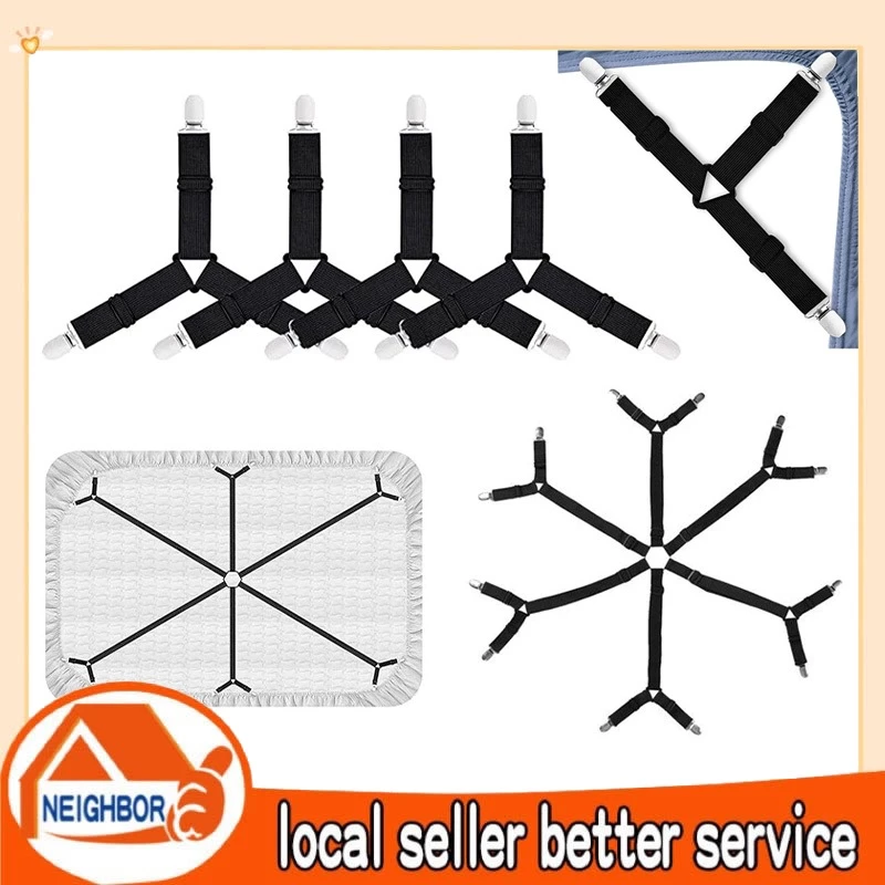 Kẹp cố định ga giường loại 3 chân,Kẹp cố định ga giường loại kẹp 6 chân cường độ kéo tốt