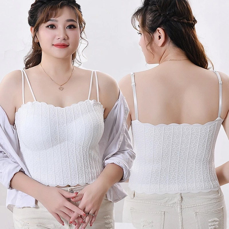 Áo Hai Dây Có Đệm Ngực Cho Nàng Mũm Mĩm - Form Rộng Thoải Mái, Chất Vải Mềm Mại