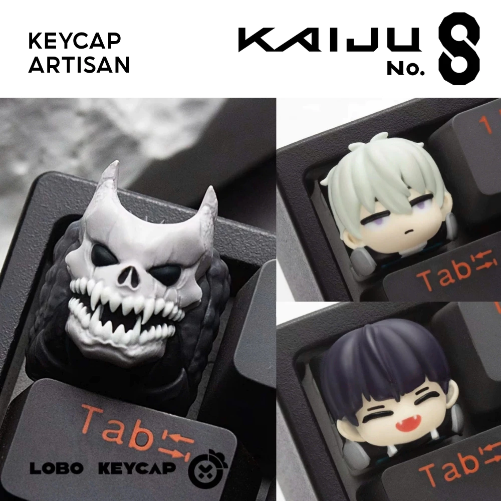 [Hỏa Tốc] Keycap Artisan Kaiju No8 Xuyên Led- Chính Hãng Lobo - TTKeyboard