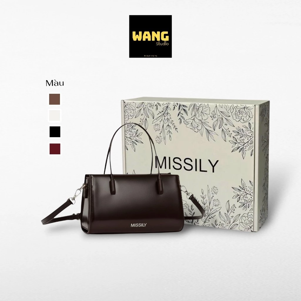 [Tặng hộp] Túi xách nữ đeo chéo, đeo vai MISSILY sz 21cm (ms056)