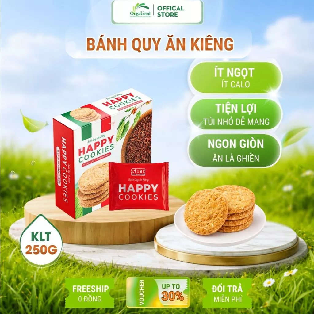 Bánh Quy Gạo Lứt / Yến Mạch/ Rau Củ Ăn Kiêng, Chay, Ăn Văt Healthy, Eatclean, Dành Cho Người Tiểu Đường