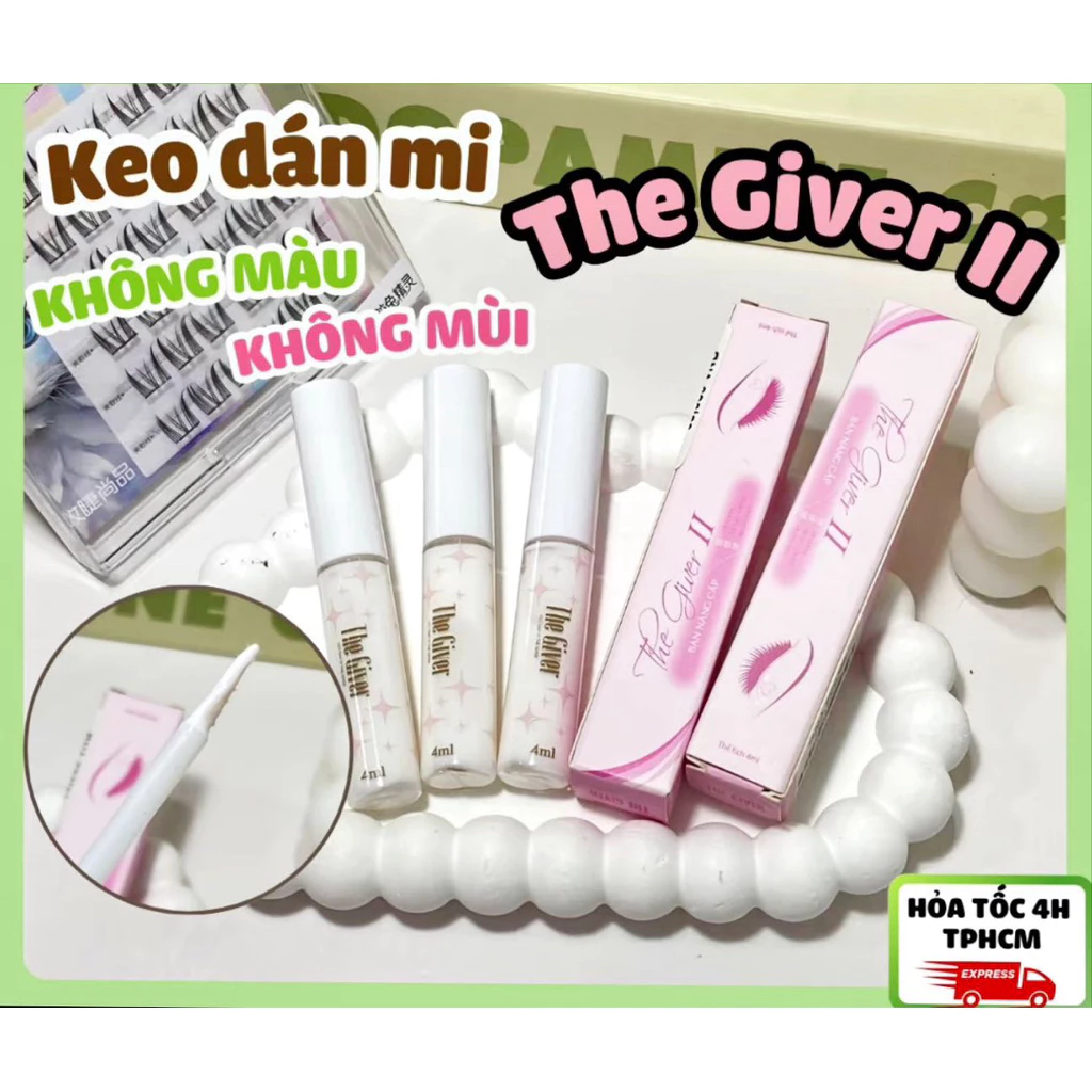 (Hoả Tốc HCM) Keo dán mi cao cấp The Giver 4ml chai lớn dành cho thợ make up chuyên nghiệp