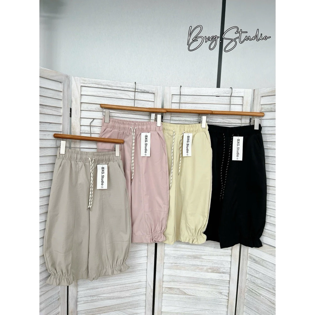 Quần ngố Lửng Gấu Bèo Kaki Nhật dáng phồng, Quần Ngố mùa hè siêu mát ,thời trang - Mã 00120