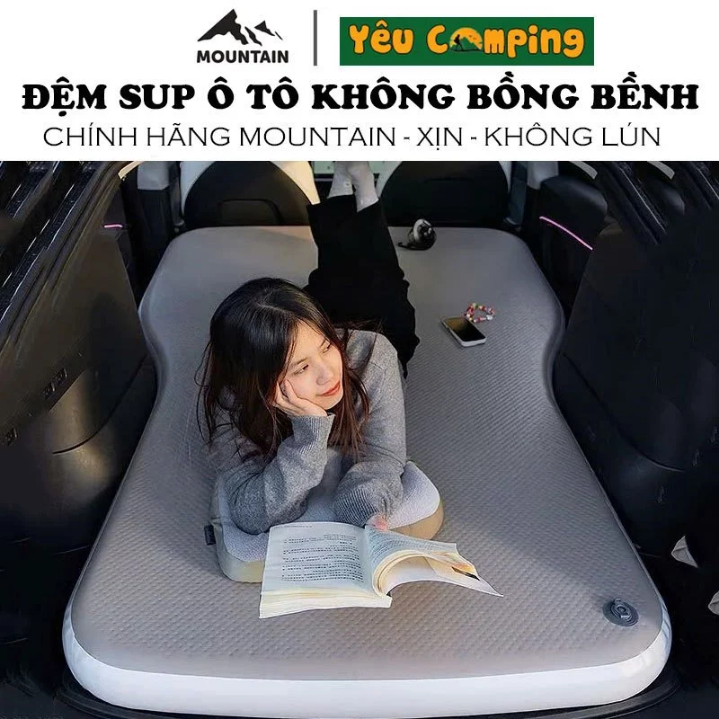 Đệm sup hơi ô tô không bồng bềnh, xẹp lún chính hãng Mountain Exploring