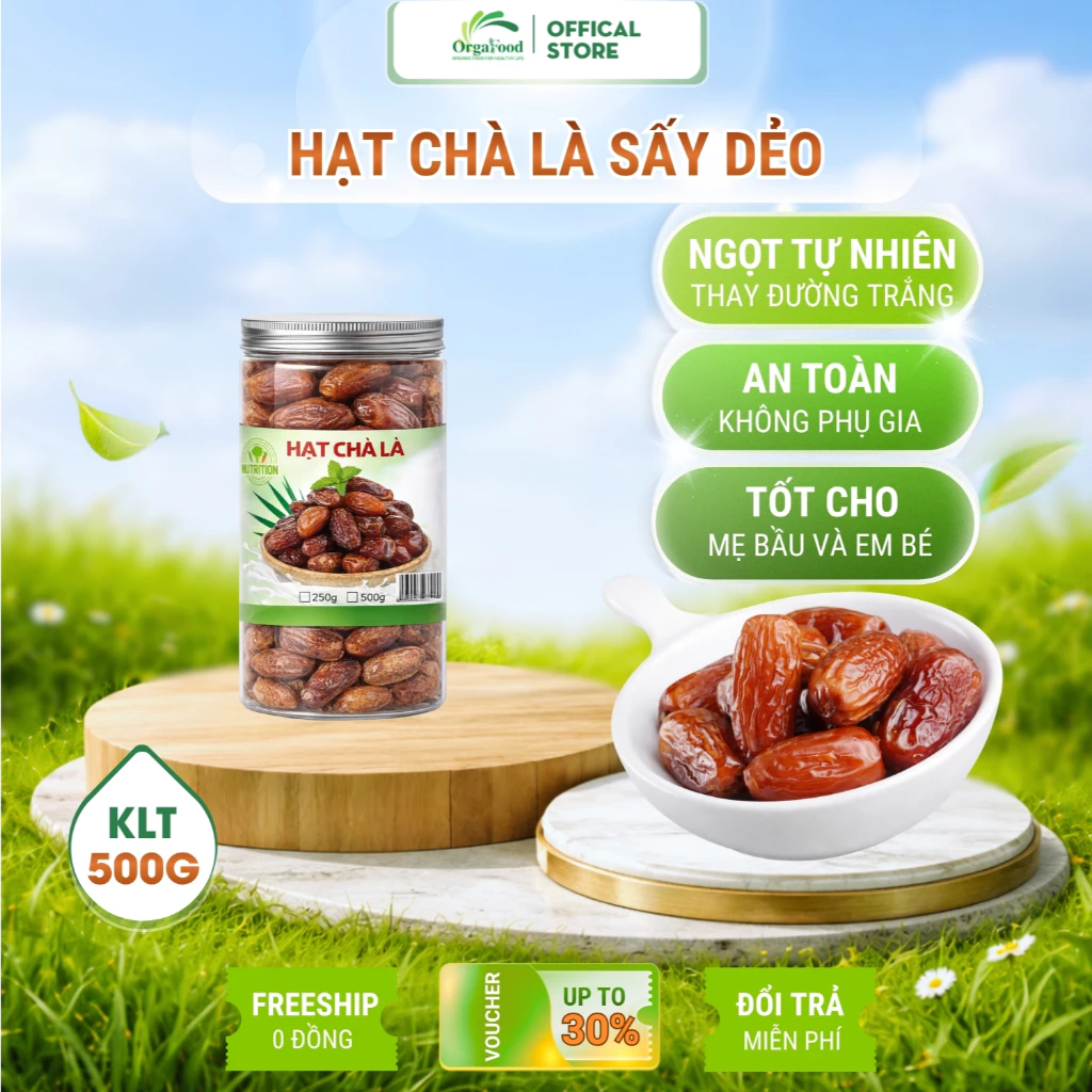 Chà là sấy dẻo không đường ăn vặt Eat clean healthy