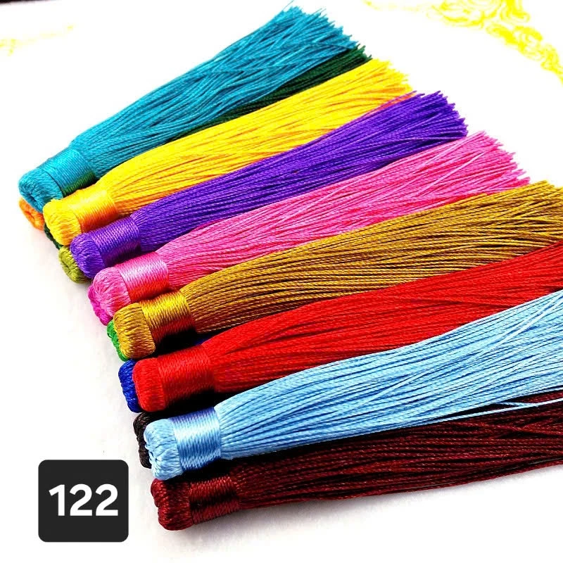 (10 cái)Tua rua trơn 12cm, Nguyên liệu làm trang sức cổ trang, Nguyên liệu diy