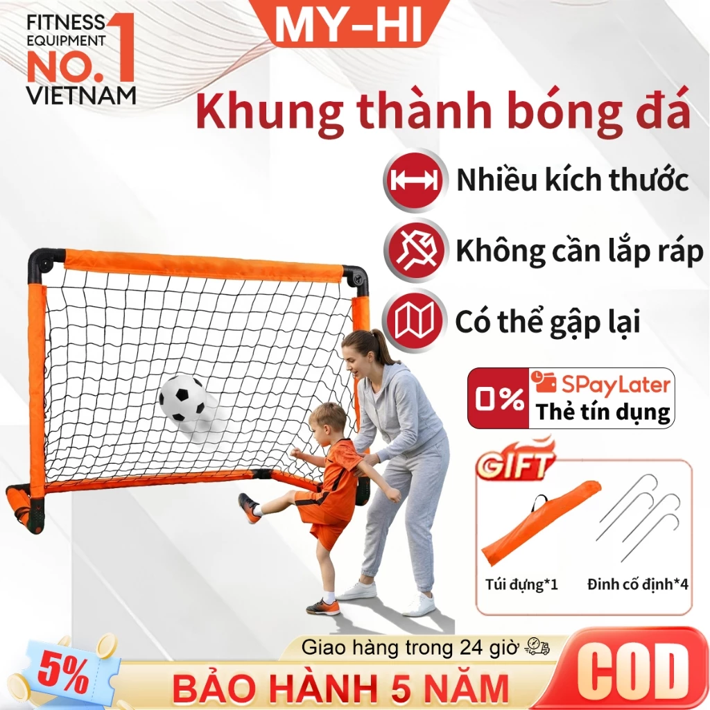 Khung thành bóng đá trẻ em, Có thể gập lại, Bộ đồ chơi, Thể thao trong nhà, Tập luyện ngoài trời, Tiện lợi mang theo