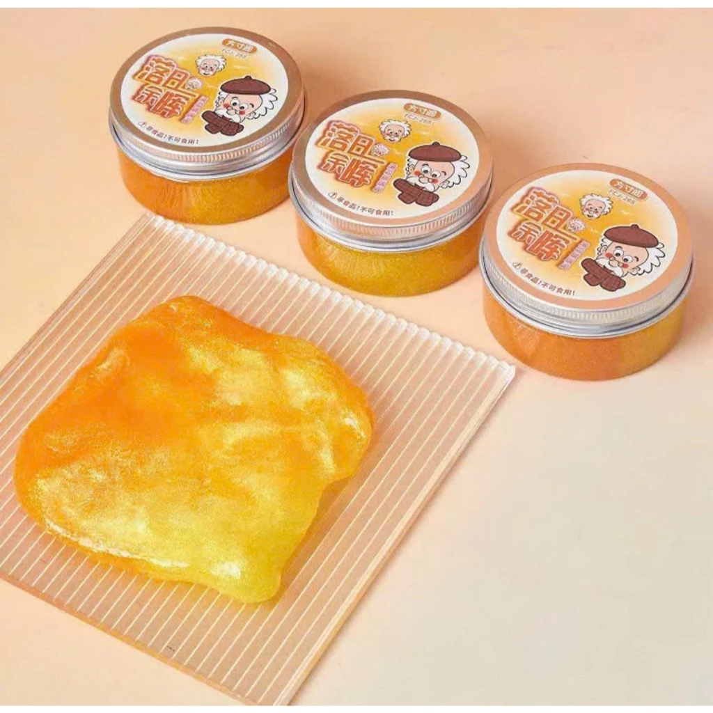 Slime Ông Già Putty- Hũ slime nhiều màu hot hit,Đồ chơi giảm căng thẳng Bằng bùn thuỷ tinh trong suốt