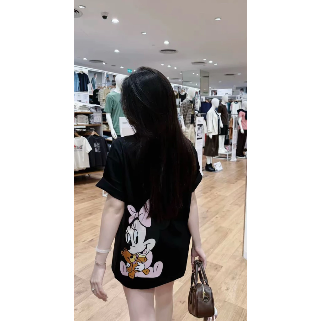 Áo Thun Unisex Form Rộng MICKEY Nhiều Màu Style Năng Động, Vải Cotton 100% Cao Cấp Loại 1 Dày Dặn