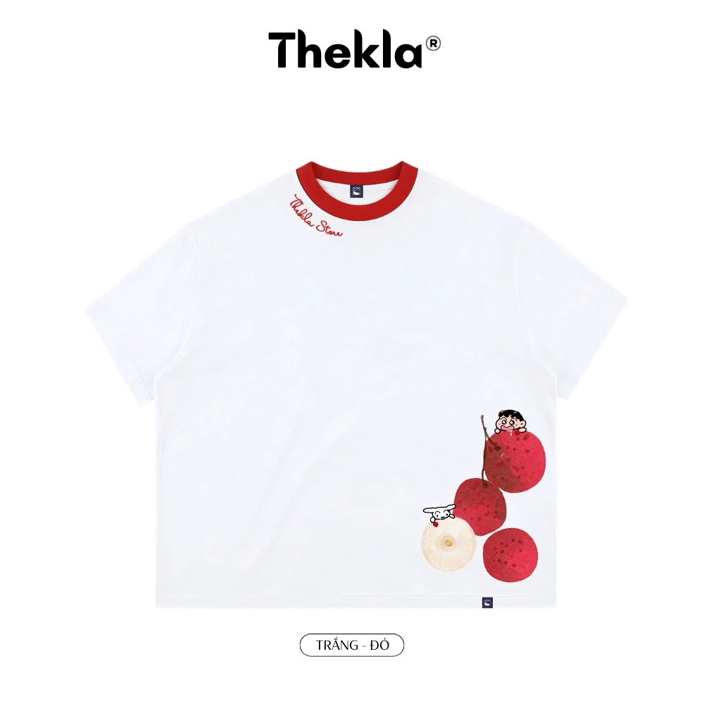 Áo Boxy Phối Cổ BST139 Shin Vải THEKLA - Áo Phông 250gsm Cotton 2 Chiều Dày Dặn Thoáng Mát Tối Giản