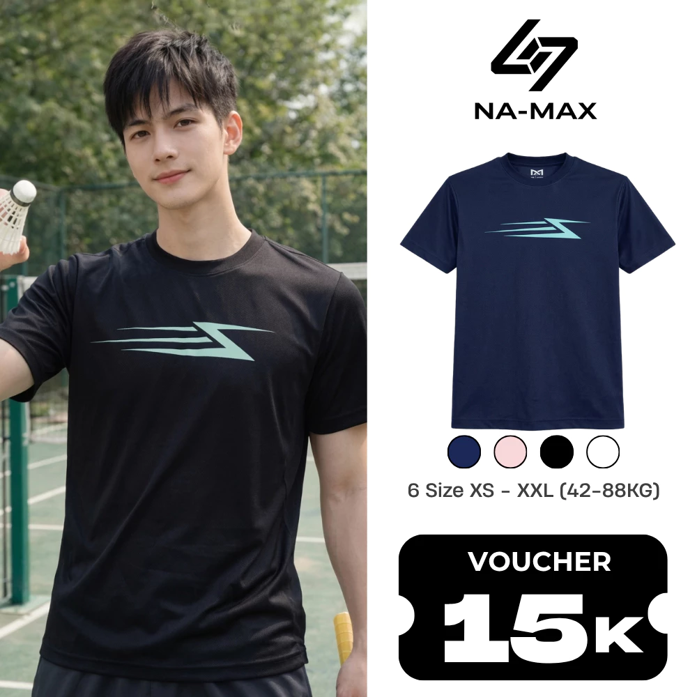 [MÃ GIẢM 15K] Áo Thể Thao Nam Nữ Namax, Áo Cầu Lông, Pickleball, Chạy Bộ Thấm Hút Tốt - N04