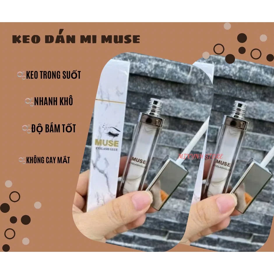 (Hoả Tốc HCM) Keo Dán Mi Muse Siêu Bền Chặt-MiXynh