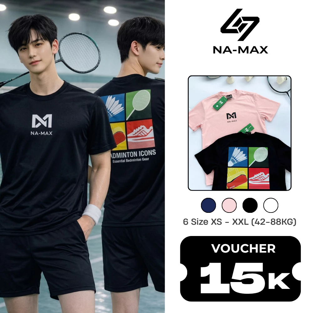 [CÓ BIGSIZE] Áo Thun Thể Thao Nam Nữ Namax, Áo Cầu Lông, Pickleball, Tennis Thoáng Khí Mềm Mại - N05