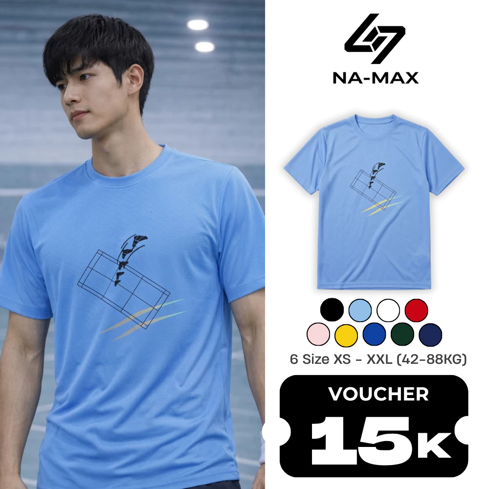 [CÓ BIGSIZE] Áo Thể Thao Nam Nữ Namax, Áo Cầu Lông, Pickleball, Chạy Bộ, Tennis Thấm Hút Tốt - N14