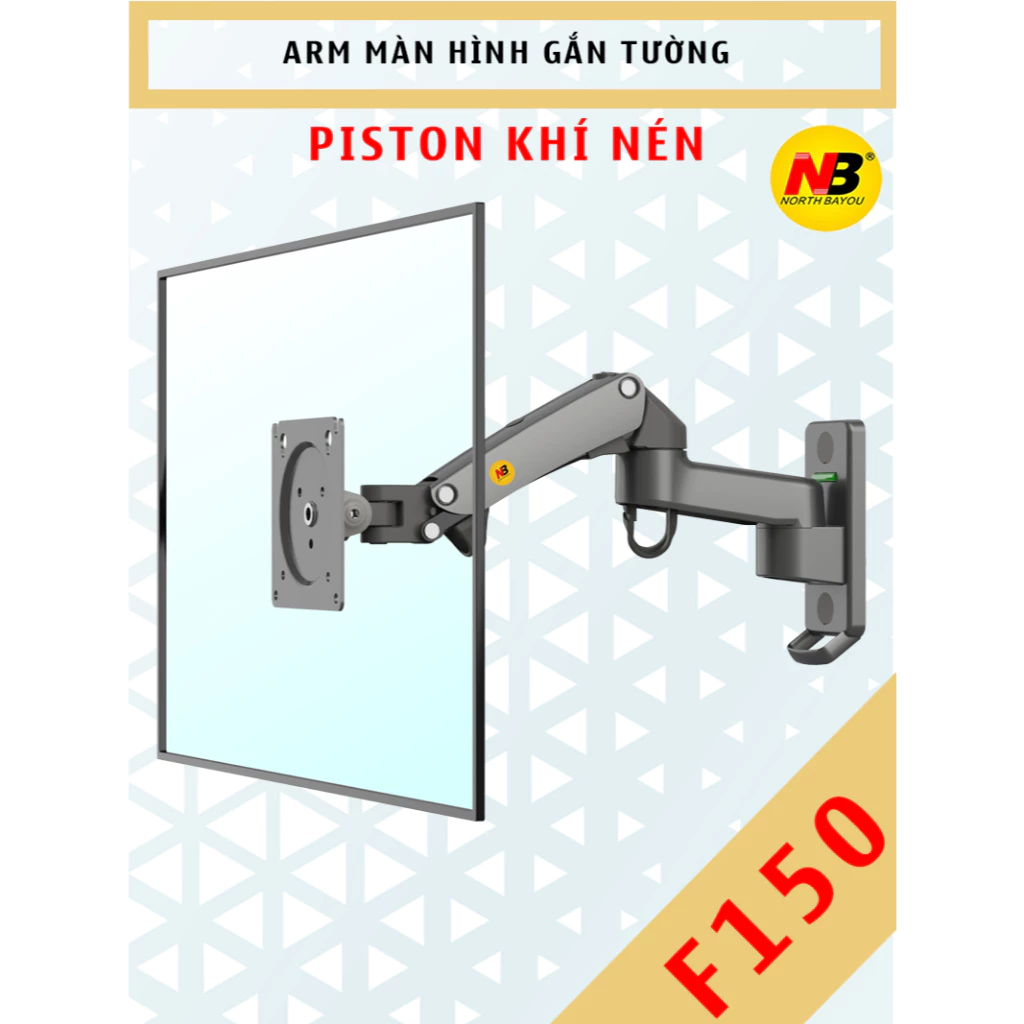 F150 - F120 / Giá Treo Màn hình TIVI gắn tường/ Arm màn hình gắn tường/ GIÁ TREO NÂNG HẠ TIVI [17" - 35"]