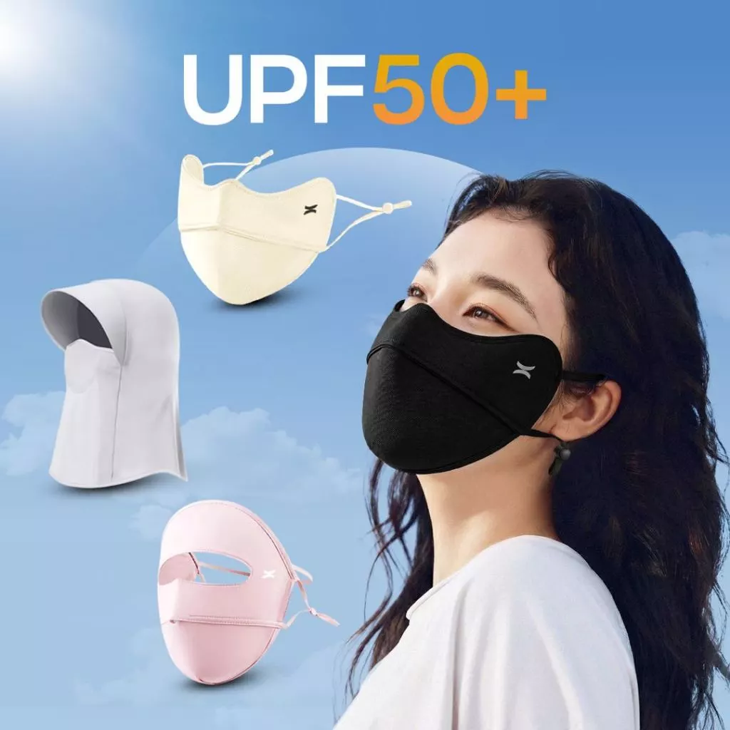 [2 LỚP] Khẩu Trang Chống Nắng PRO Chống UV 2 Lớp Thun Lạnh UPF+ Upper You Mịn Mát Dày Dặn - FM02/FM03/FM04