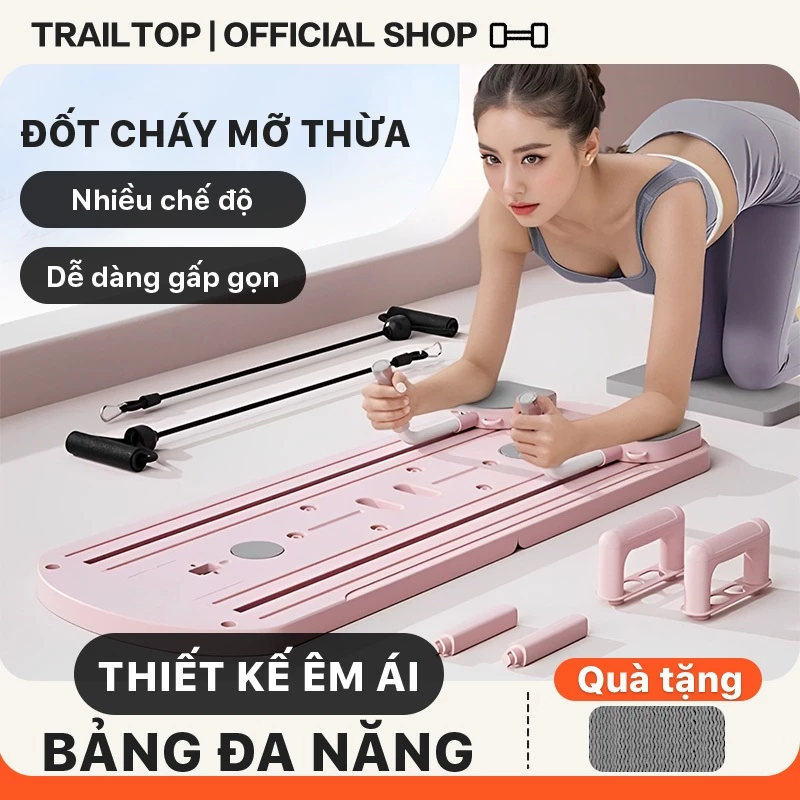 【COD】Trailtop Bảng Tập Bụng Đa Năng 5 Trong 1 - Tập Bụng, Chống Đẩy Gập Gọn Có
