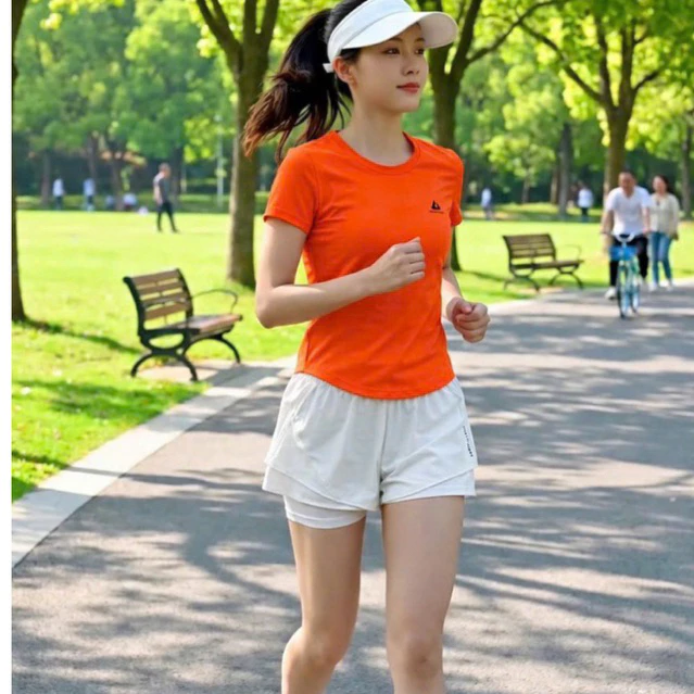 Bộ đùi NAQI 1012/1030 tập Gym, chạy bộ, Cậu lông Cao cấp quần 2 lớp