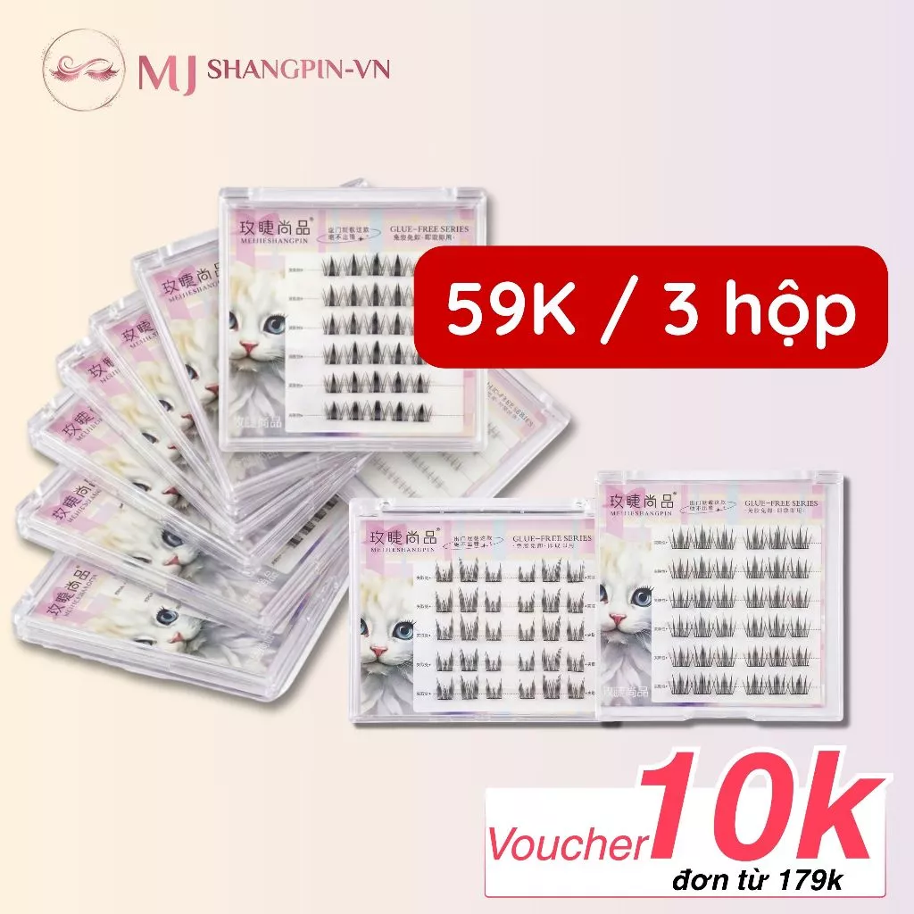 MJ Shangpin Mi giả tự nhiên Mi giả một mảnh dày dặn cong vút tự nhiên chân thực dễ dàng mang theo