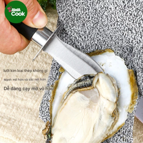 Dao tách mở vỏ hàu, nạy vỏ hải sản (sò, sò điệp,trai..) chuyên dụng, tay cầm tiện lợi