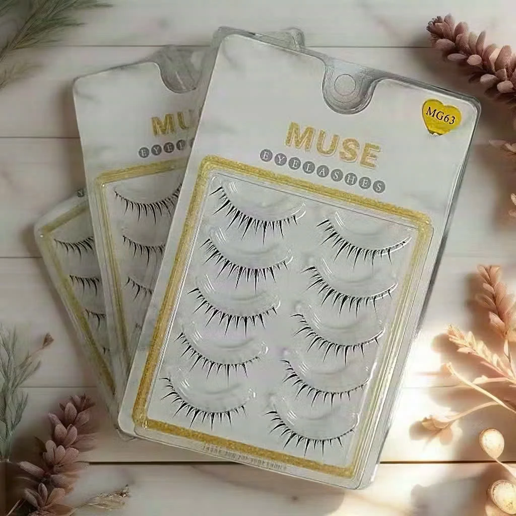 Lông mi giả, Mi gân trong [ MUSE MG63 ] 5 cặp kiểu dáng MG63 MiXynh