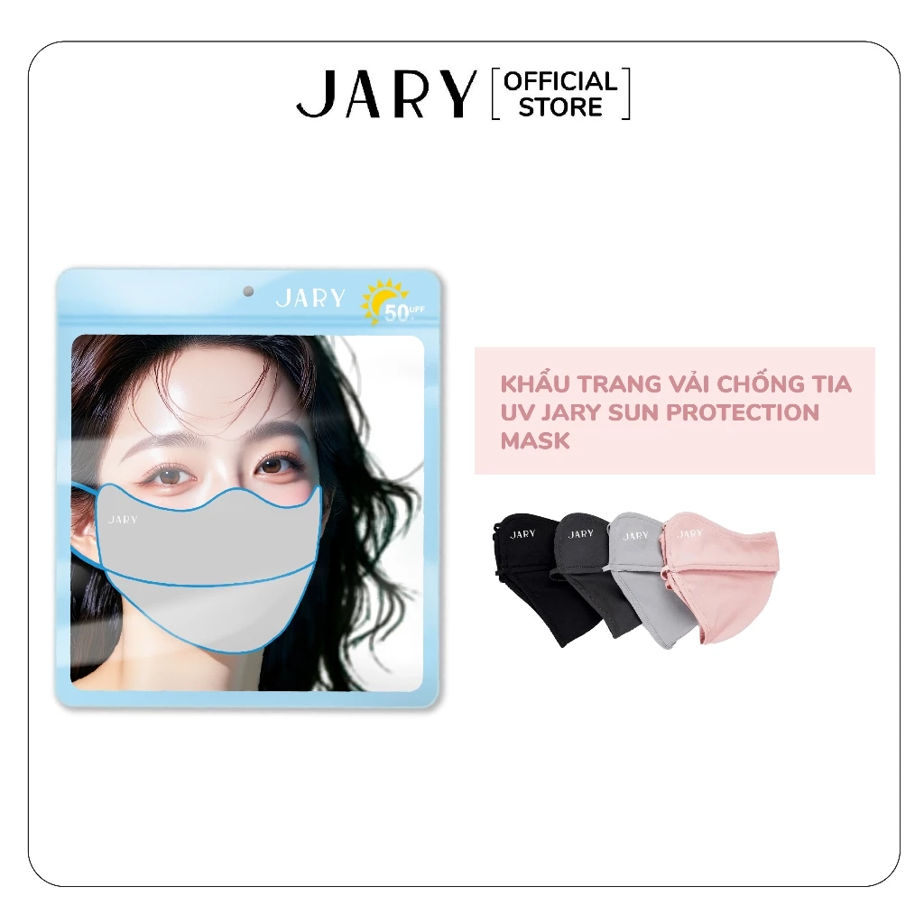 Khẩu trang vải chống tia UV Jary Sun Protection Mask (Cái)