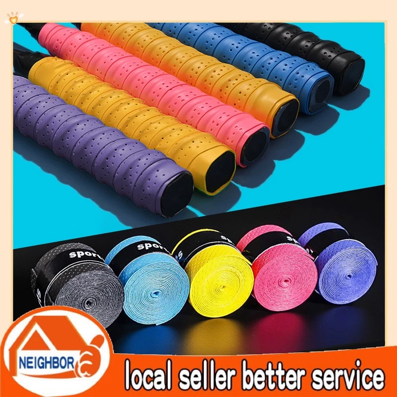 nhiều màu,Quấn cán vợt cầu lông, Quấn cán vợt tennis, Cuốn cán vợt chống trơn, loại mỏng bám tay