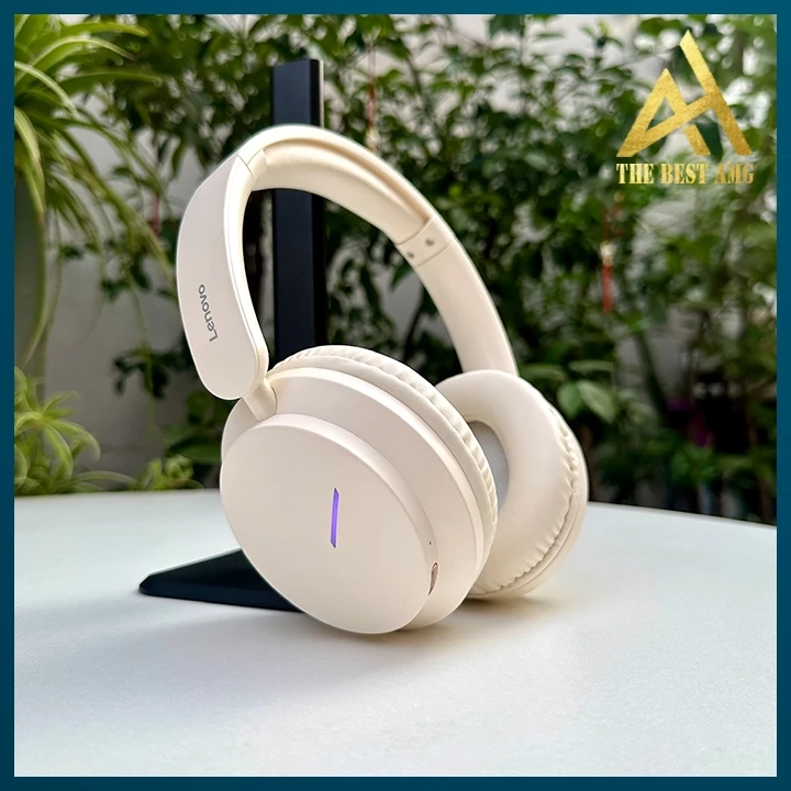 Tai Nghe Bluetooth Lenovo EH140 Chụp Tai Không Dây Gaming RGB | Âm Thanh Stereo, Mic Đàm Thoại, Pin Trâu