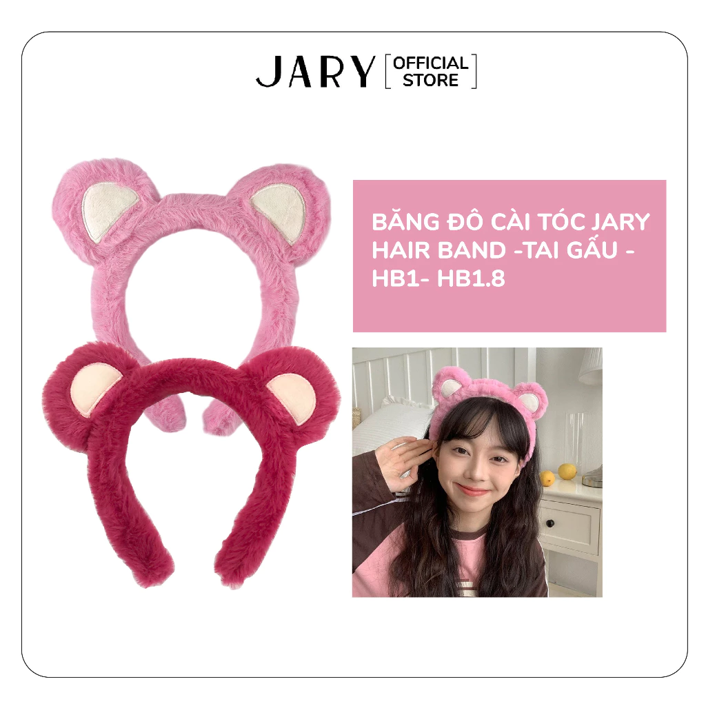 Băng Đô Cài Tóc Tai Gấu Jary Hair Band - HB1 - HB1.8
