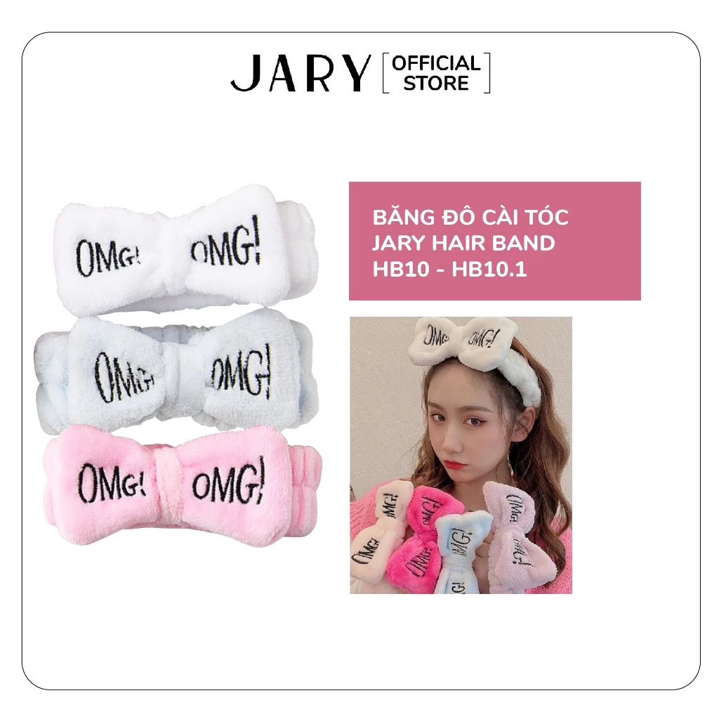Băng Đô Cài Tóc Hình Nơ Chữ OMG Jary Hair Band - HB10 - HB10.1