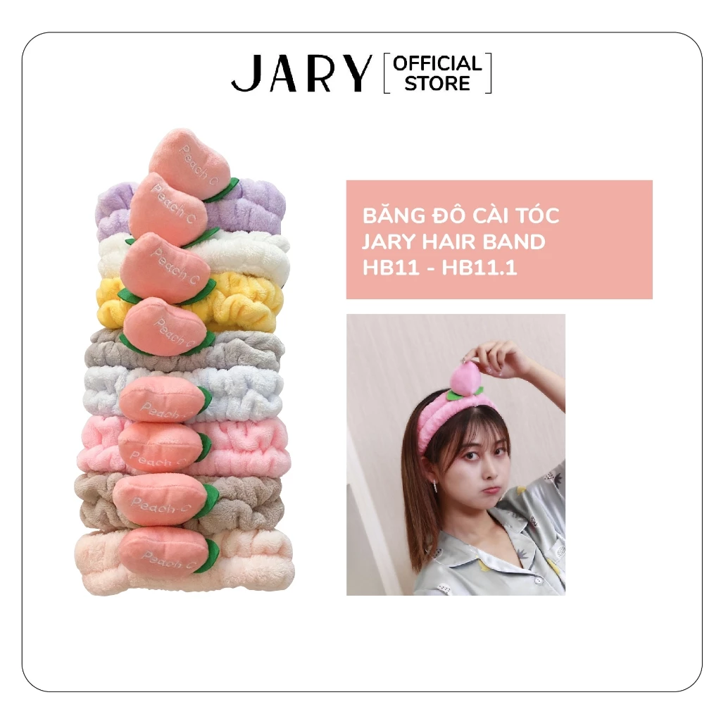 Băng Đô Cài Tóc Hình Quả Đào Jary Hair Band - HB11 - HB11.1