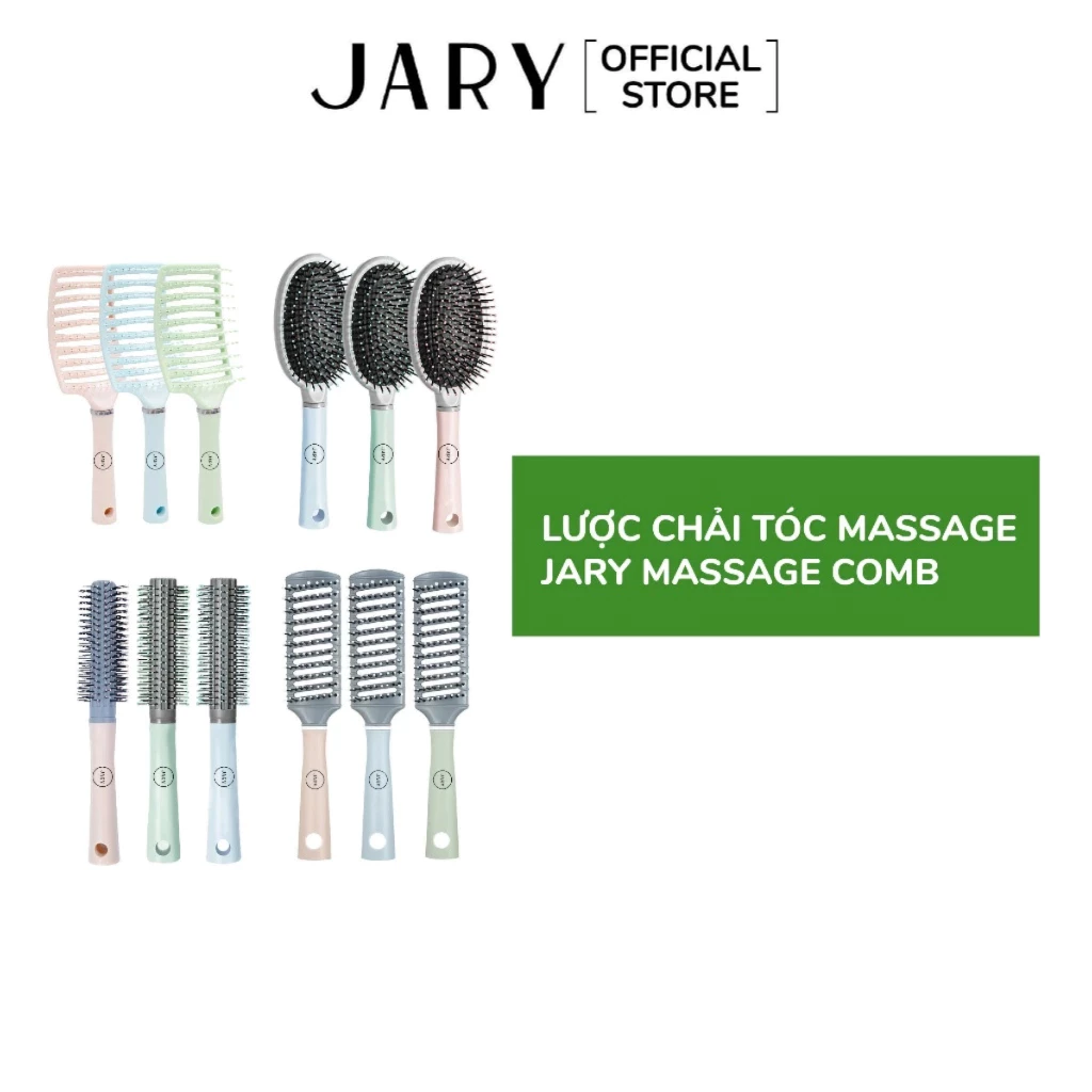 Lược Chải Tóc Massage Jary Massage Comb Cao Cấp (Màu ngẫu nhiên)