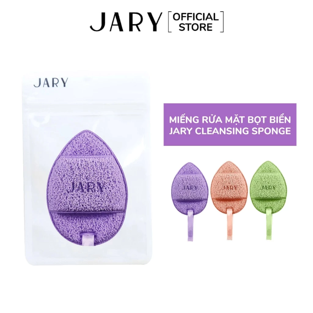 Miếng Rửa Mặt Bọt Biển Jary Cleansing Sponge