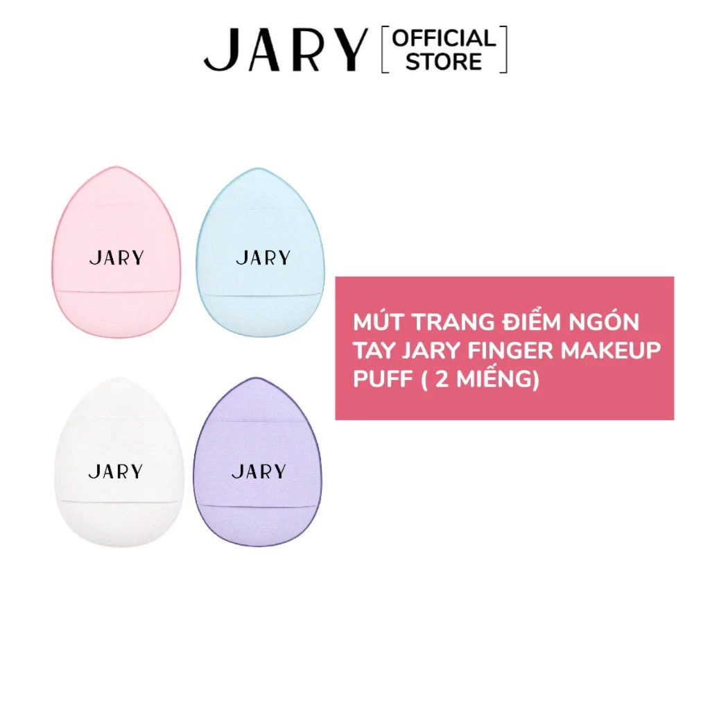 Mút Trang Điểm Ngón Tay Jary Finger Makeup Puff (Set 2 miếng)