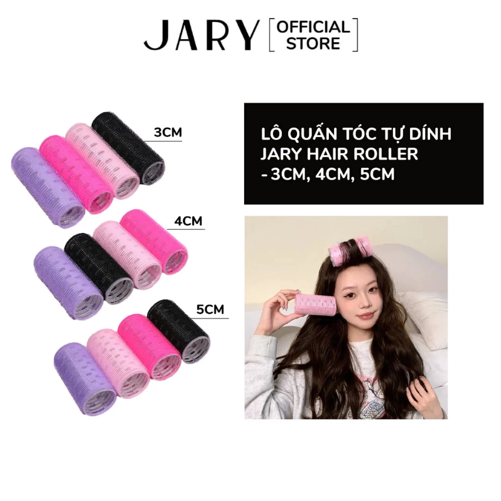 Lô Quấn Tóc Tự Dính Jary Hair Roller 3cm/4cm/5cm