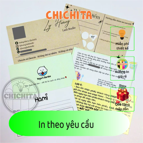 Thẻ tích điểm, card , tag in theo yêu cầu