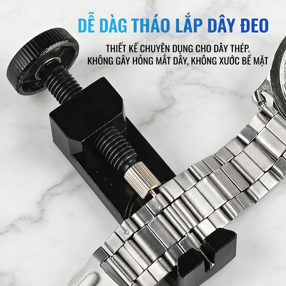 🏵️COD🏵️Dụng cụ tháo đồng hồ bằng nhựa,  dụng cụ sửa chữa đồng hồDụng cụ điều chỉnh/kéo dài dây đồng hồ mini