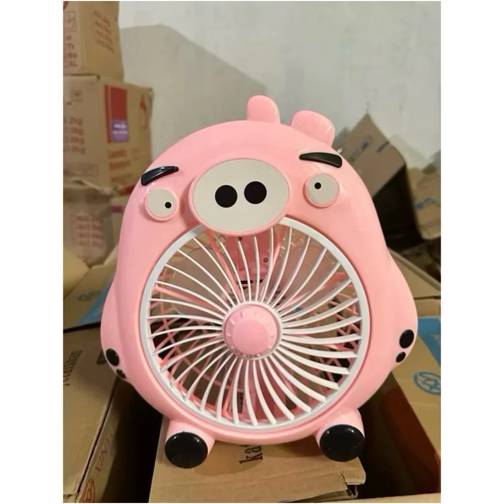 Quạt mini để bàn hình thú cắm điện đáng yêu