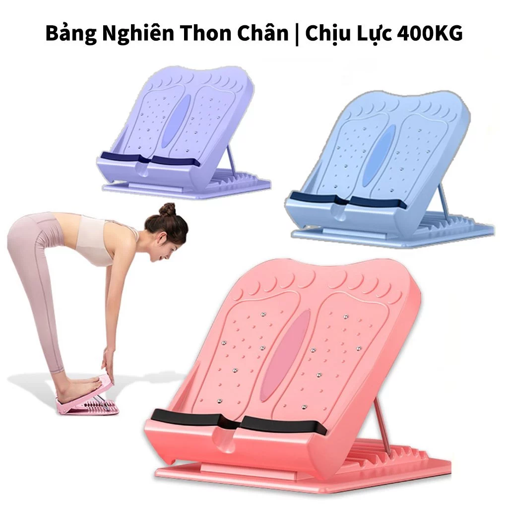 Bảng Nghiêng Thon Chân, Bảng Kéo Gân Chân Đa Năng, Chịu Lực 400kg, Massage Bàn Chân, Tập Thể Dục Tại Nhà